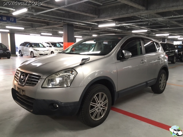 front of car KJ10 - 2008 Nissan Dualis 20G - silver