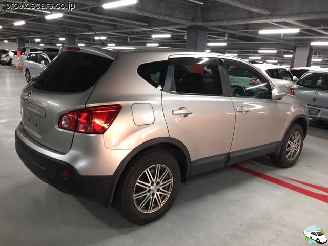 back of car KJ10 - 2008 Nissan Dualis 20G - silver